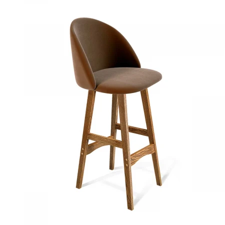 Барный стул Sheffilton SHT-ST35/S65 кофейный ликер/брашированный коричневый 2943700102