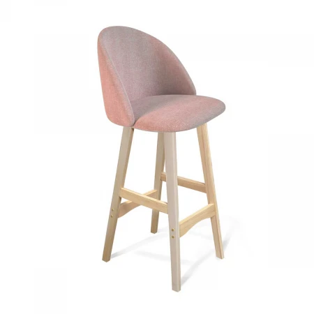 Барный стул Sheffilton SHT-ST35/S65 розовый десерт/прозрачный лак 2943700101