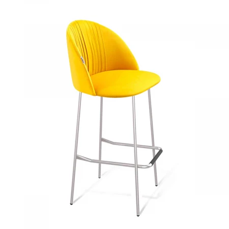 Барный стул Sheffilton SHT-ST35-1/S29 имперский жёлтый/хром лак 3514032101