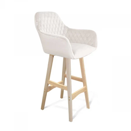 Барный стул Sheffilton SHT-ST38/S65 зефирный/прозрачный лак 6756510802