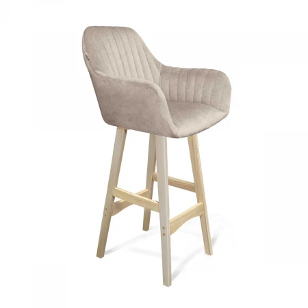 Барный стул Sheffilton SHT-ST38-1/S65 лунный мрамор/прозрачный лак 2737142702