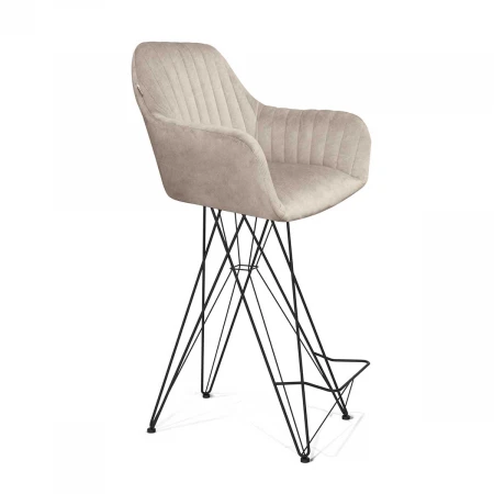 Барный стул Sheffilton SHT-ST38-1/S66 лунный мрамор/черный муар 8222067501