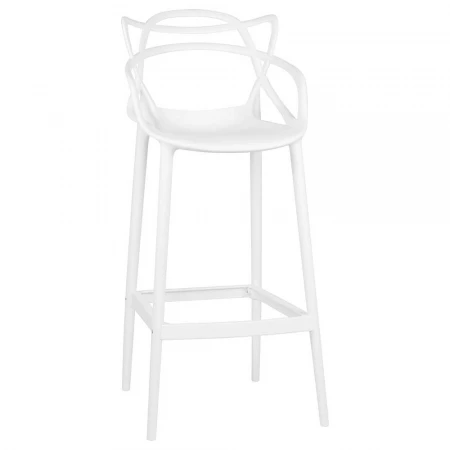 Стул барный DOBRIN MASTERS BAR (белый (W-02)) 601CPP-LMZL MASTERS BAR