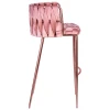 Стул барный DOBRIN EMMA ROSE GOLD (розовый велюр (VF-10)) 1538_RoseGold-LMN EMMA ROSE GOLD Стул барный DOBRIN EMMA ROSE GOLD (розовый велюр (VF-10)) 1538_RoseGold-LMN EMMA ROSE GOLD