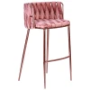 Стул барный DOBRIN EMMA ROSE GOLD (розовый велюр (VF-10)) 1538_RoseGold-LMN EMMA ROSE GOLD Стул барный DOBRIN EMMA ROSE GOLD (розовый велюр (VF-10)) 1538_RoseGold-LMN EMMA ROSE GOLD