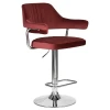 Стул барный DOBRIN CHARLY (винный велюр (MJ9-35)) 5019-LM CHARLY