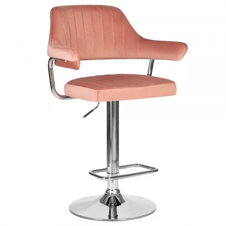 Стул барный DOBRIN CHARLY (пудрово-розовый велюр (MJ9-32)) 5019-LM CHARLY