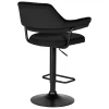 Стул барный DOBRIN CHARLY BLACK (черный велюр (MJ9-101)) 5019_BlackBase-LM CHARLY BLACK