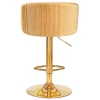 Стул барный DOBRIN DARCY GOLD (песочный велюр (1922-3)) 5025_GoldBase-LM DARCY GOLD