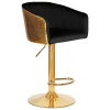 Стул барный DOBRIN DARCY GOLD SHINY (черный велюр с золотыми пайетками) 5025_GoldBase_Shiny-LM DARCY GOLD SHINY Стул барный DOBRIN DARCY GOLD SHINY (черный велюр с золотыми пайетками) 5025_GoldBase_Shiny-LM DARCY GOLD SHINY