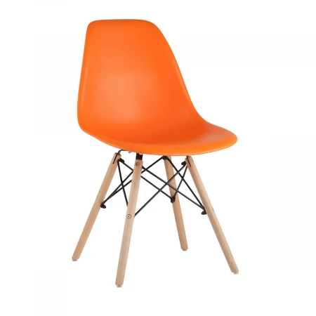 Комплект стульев Stool Group DSW оранжевый x4 УТ000005349