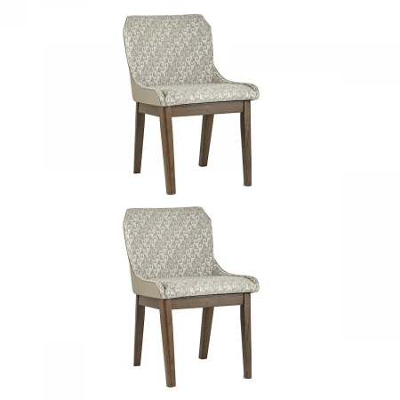 Комплект стульев Stool Group NYMERIA бежевый 2 шт. LW1810 6P663322-8A + PVC MONTE X2