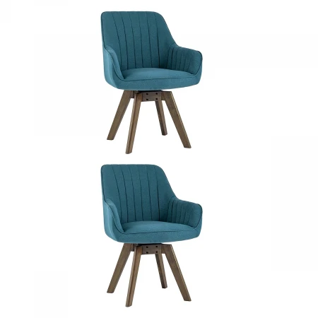 Комплект стульев Stool Group вращающийся MANS бирюзовый 2 шт. LW1908-SV FG919-5 X2
