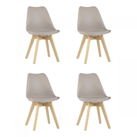 Комплект стульев Stool Group Frankfurt (4 шт) Y863-V seat beige X4