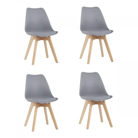 Комплект стульев Stool Group Frankfurt (4 шт) Y863-V seat grey X4