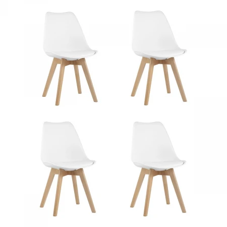 Комплект стульев Stool Group Frankfurt (4 шт) Y863-V seat white X4