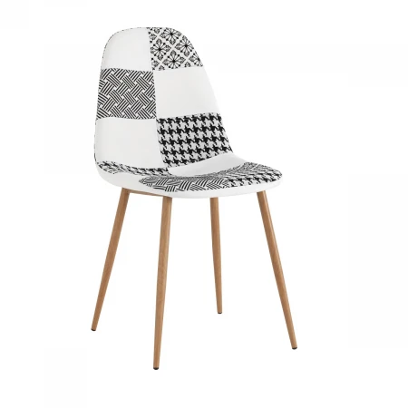 Кухонный стул Stool Group Валенсия SN пэчворк черно-белый OS-001P patchwork bw