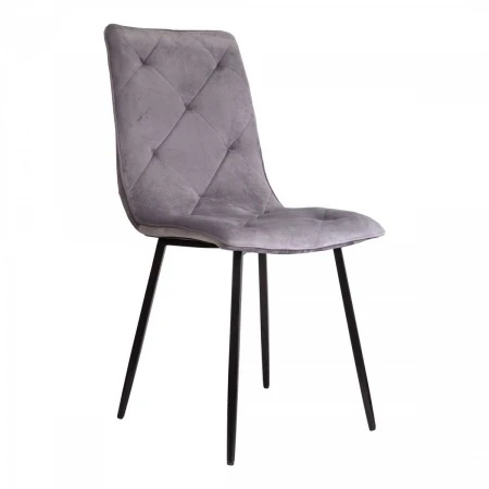Кухонный стул AksHome Mira светло-серый, велюр 67049