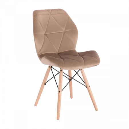 Кухонный стул AksHome Rio светло-коричневый, велюр 66113