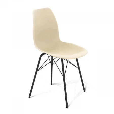 Кухонный стул Sheffilton SHT-ST29/S64 бежевый ral1013/черный муар 1580946905