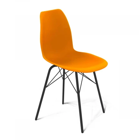 Кухонный стул Sheffilton SHT-ST29/S64 оранжевый ral2003/черный муар 1580946907