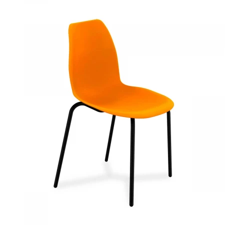 Кухонный стул Sheffilton SHT-ST29/S130 оранжевый/черный муар 6102655408