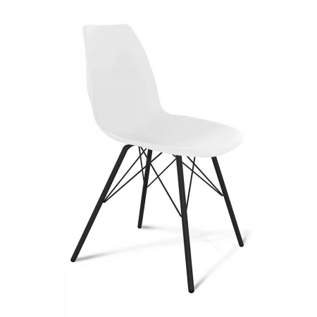 Кухонный стул Sheffilton SHT-ST29/S37 белый/черный муар 8994436201