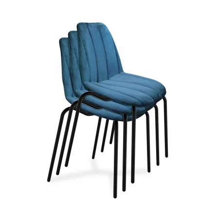 Кухонный стул Sheffilton SHT-ST29-C1/S130 морская глубина/черный муар 8579996201