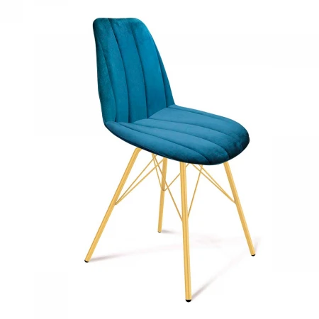 Кухонный стул Sheffilton SHT-ST29-C1/S37 морская глубина/золото 6899257502