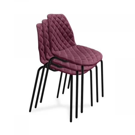 Кухонный стул Sheffilton SHT-ST29-C12/S130 ежевичное вино/черный муар 8355544201