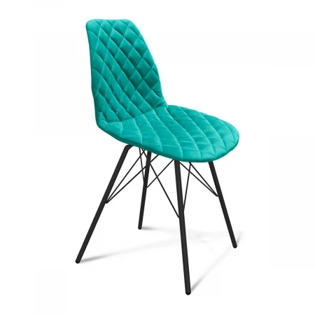 Кухонный стул Sheffilton SHT-ST29-С12/S37 голубая лагуна/черный муар 9494451702