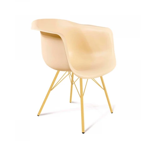 Стул Sheffilton SHT-ST31/S37 бежевый/золото 7904931902