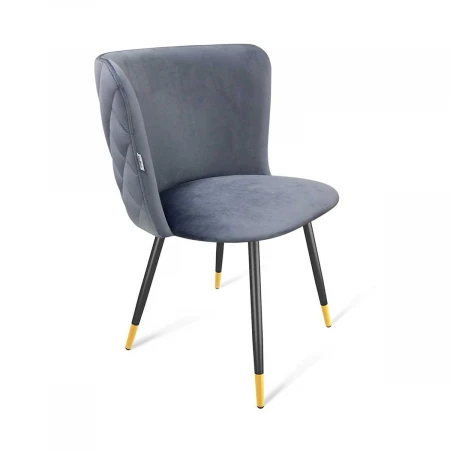 Кухонный стул Sheffilton SHT-ST36-3/S95-1 нейтральный серый/черный муар/золото 2850381901