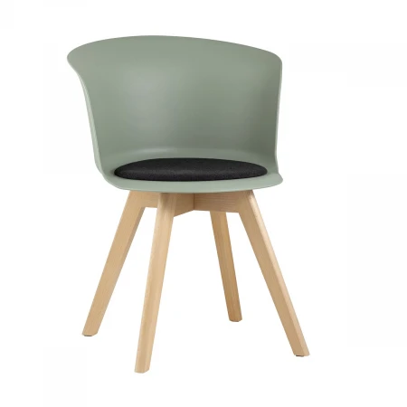 Кухонный стул Stool Group Blossom с подушкой серо-зеленый УТ000005385