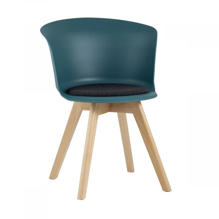 Кухонный стул Stool Group Blossom с подушкой темно-бирюзовый УТ000005384