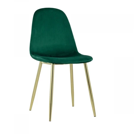 Кухонный стул Stool Group Валенсия велюр зеленый золотые ножки DC-93025I green HLR-56