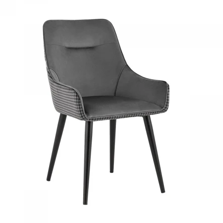 Кухонный стул Stool Group Джоан велюр серый гусиная лапка AV 420-Sg/SD02g-08