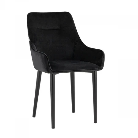 Кухонный стул Stool Group Джоан велюр черный AV 420-H75-08