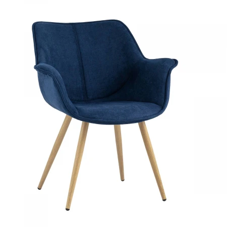 Кухонный стул Stool Group Джулиан синий c подлокотниками DC-1501 XH080-22