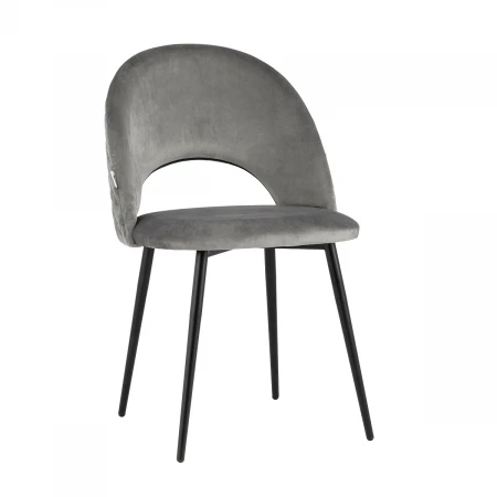 Кухонный стул Stool Group Меган велюр с ромбами серый AV 416 Cbs-08