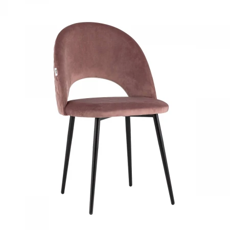 Кухонный стул Stool Group Меган велюр с ромбами пыльно розовый AV 416 B15-08