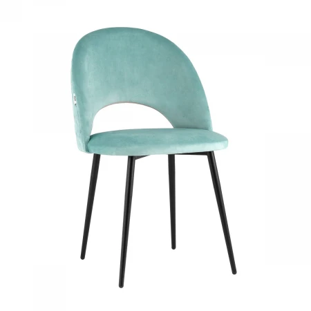 Кухонный стул Stool Group Меган велюр с ромбами пыльно-голубой AV 416 B20-08