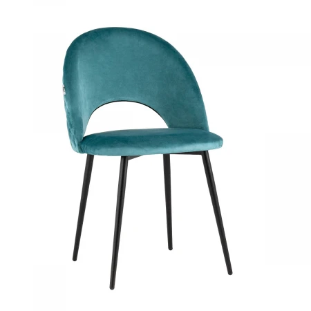 Кухонный стул Stool Group Меган велюр с ромбами сине-зелёный AV 416 B23-08