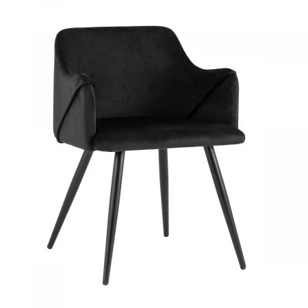 Кухонный стул Stool Group Монарх черный черные ножки DC-1502 HLR-66