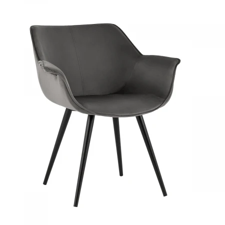 Кухонный стул Stool Group Мэйсон велюр тёмно-серый AV 421-H18-08