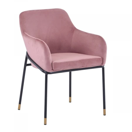 Кухонный стул Stool Group Сандра велюр пыльно-розовый DC-09022 HLR-44