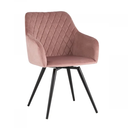 Кухонный стул вращающийся Stool Group Дастин велюр пыльно-розовый AV 310-C315-K14PM-08