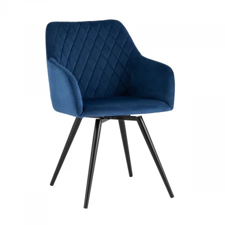 Кухонный стул вращающийся Stool Group Дастин велюр синий AV 310-C784-K14PM-08