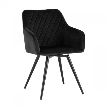 Кухонный стул вращающийся Stool Group Дастин велюр черный AV 310-C999-K14PM-08