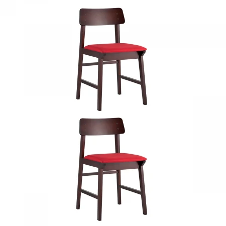 Кухонный стул Stool Group ODEN NEW мягкое сидение красное 2 шт. MH52035 APPLE-6 RED-KOROB2